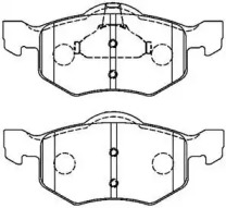 Комплект тормозных колодок AISIN E1N066